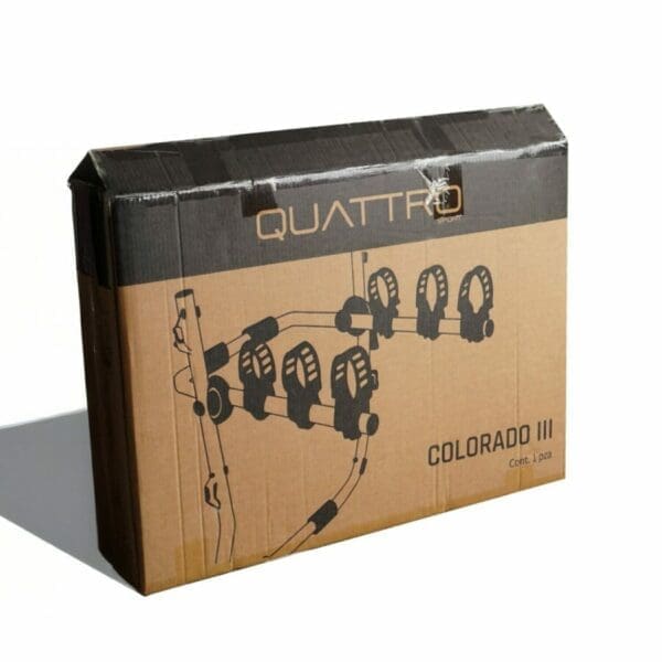 Rack de Cajuela Quattro Sport Colorado 3 bicicletas Negro